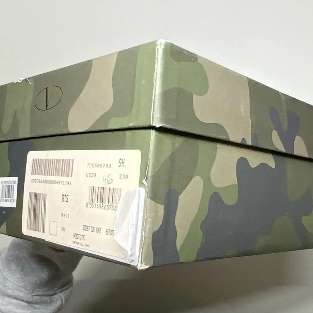 Valentino Garavani | Shoe Box | Camouflage Green | 7.1 W x 12.2 H x 4 D inch